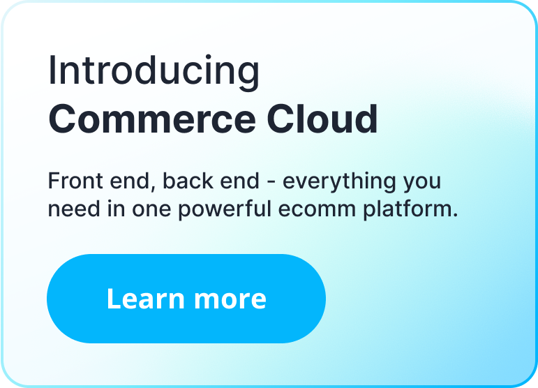 Commerce Cloud spotlight