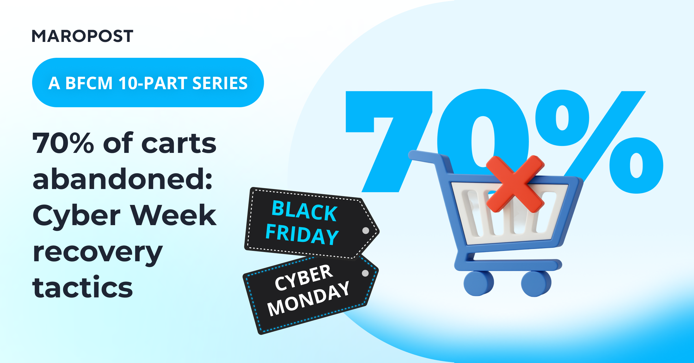 70% of carts are abandoned during BFCM: how to win them back